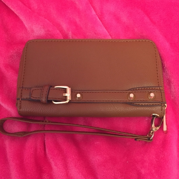 Handbags - Brown wrist wallet